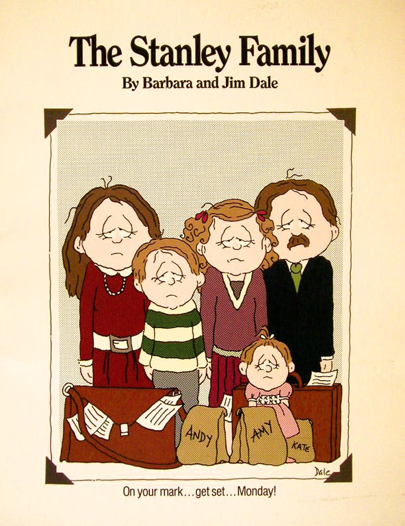 Stanley Family cover cartoon art