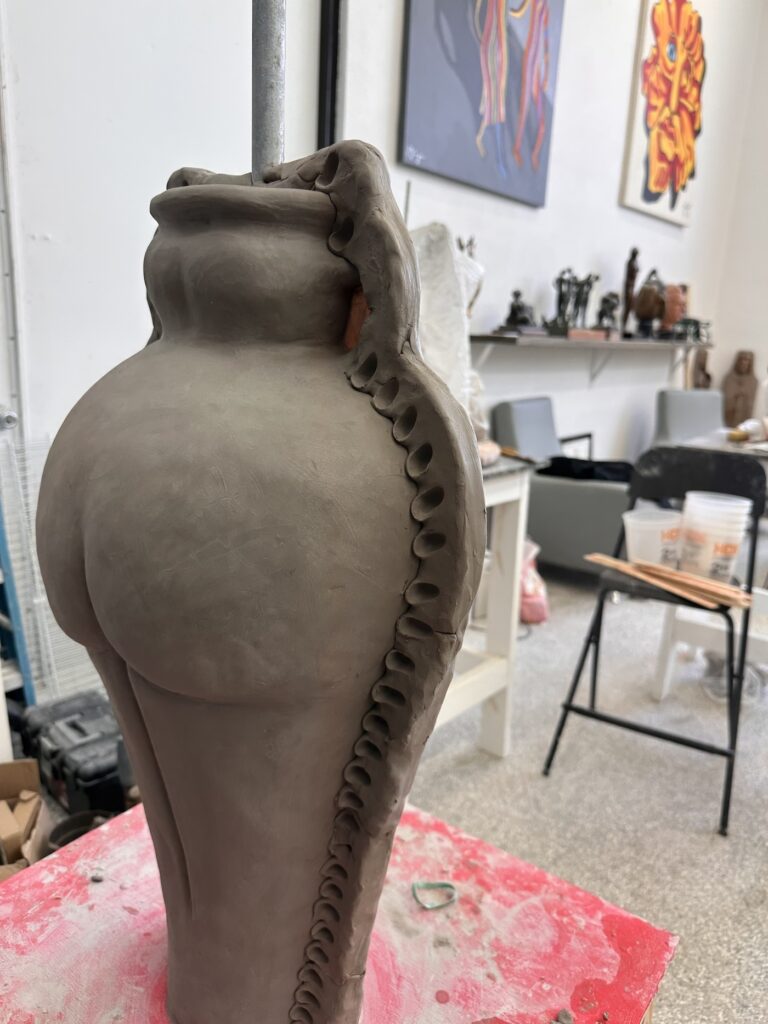 Woman Sculpture, 2024 side view